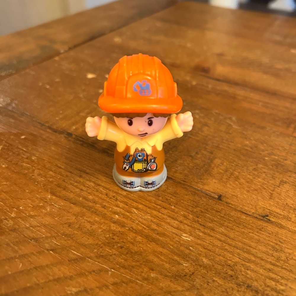 Fisher Price Little People construction worker as is